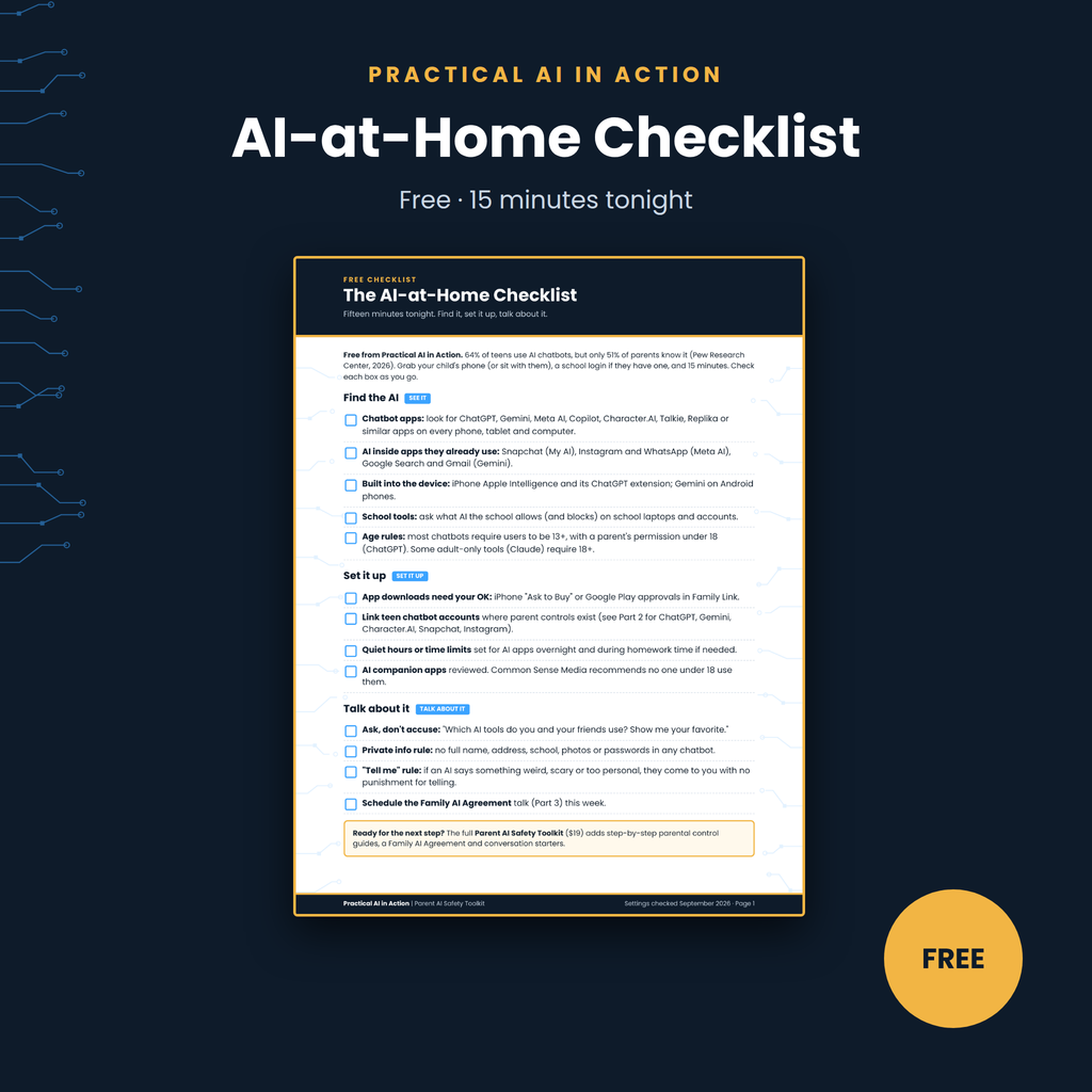 AI-at-Home Checklist (Free)
